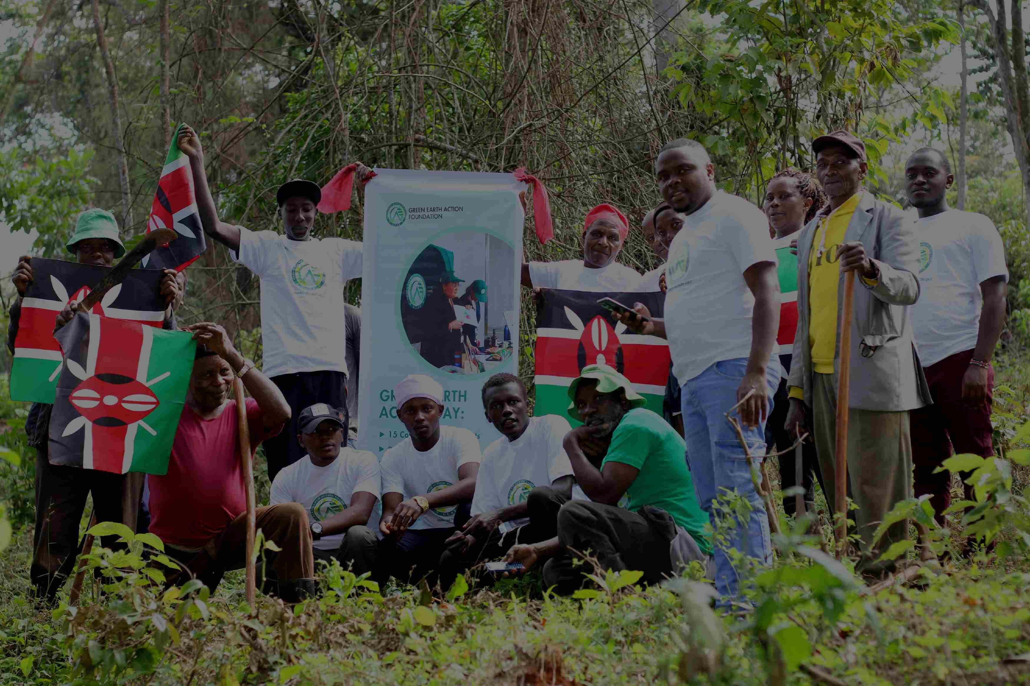 Child planting a tree
